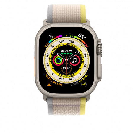 Beige & Yellow Trail Strap for Apple Watch