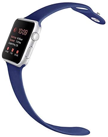 Cobalt Blue Silicone Strap for Apple Watch