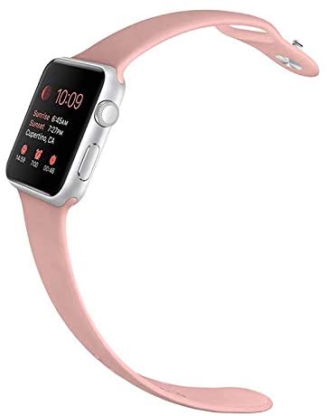 Pink Silicone Strap for Apple Watch