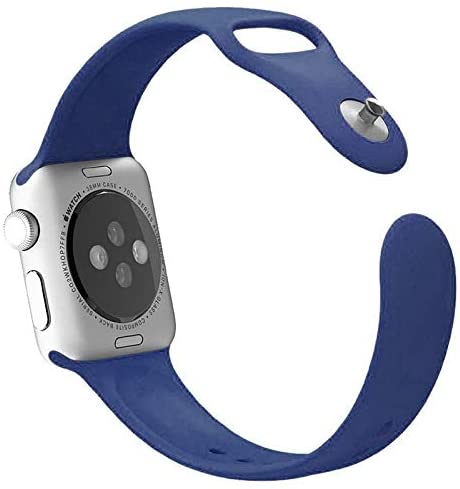 Cobalt Blue Silicone Strap for Apple Watch