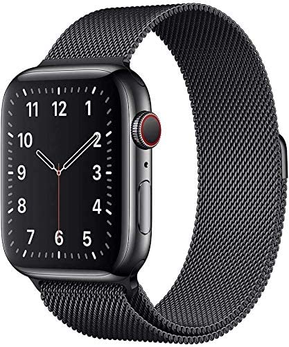 Black Magnetic Stainless Steel Strap for Apple Watch โ CyStraps