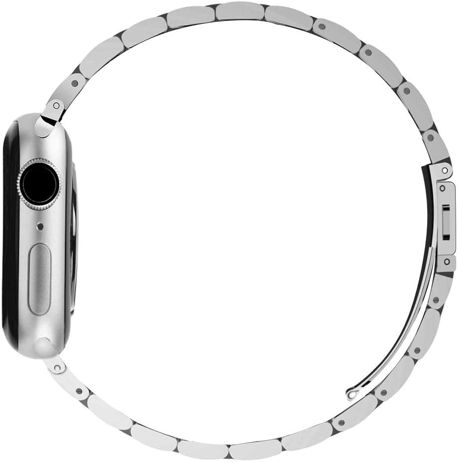 Silver & Gold Stainless Steel Strap for Apple Watch