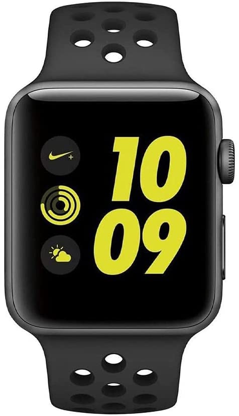 Black Silicone Sport Strap for Apple Watch