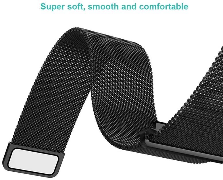 Black Magnetic Stainless Steel Strap for Apple Watch