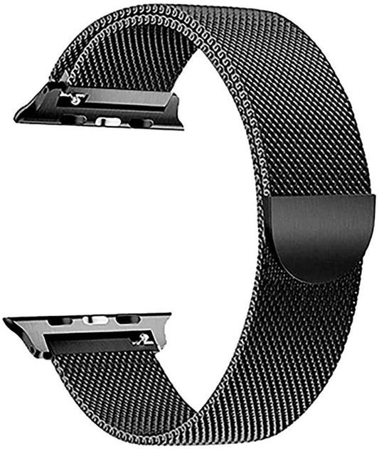 Black Magnetic Stainless Steel Strap for Apple Watch