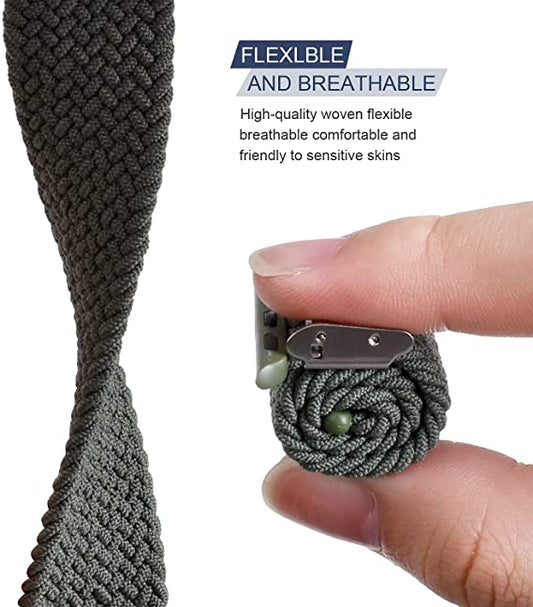 Inverness Green Sports Woven Breathable Loop Strap for Apple Watch