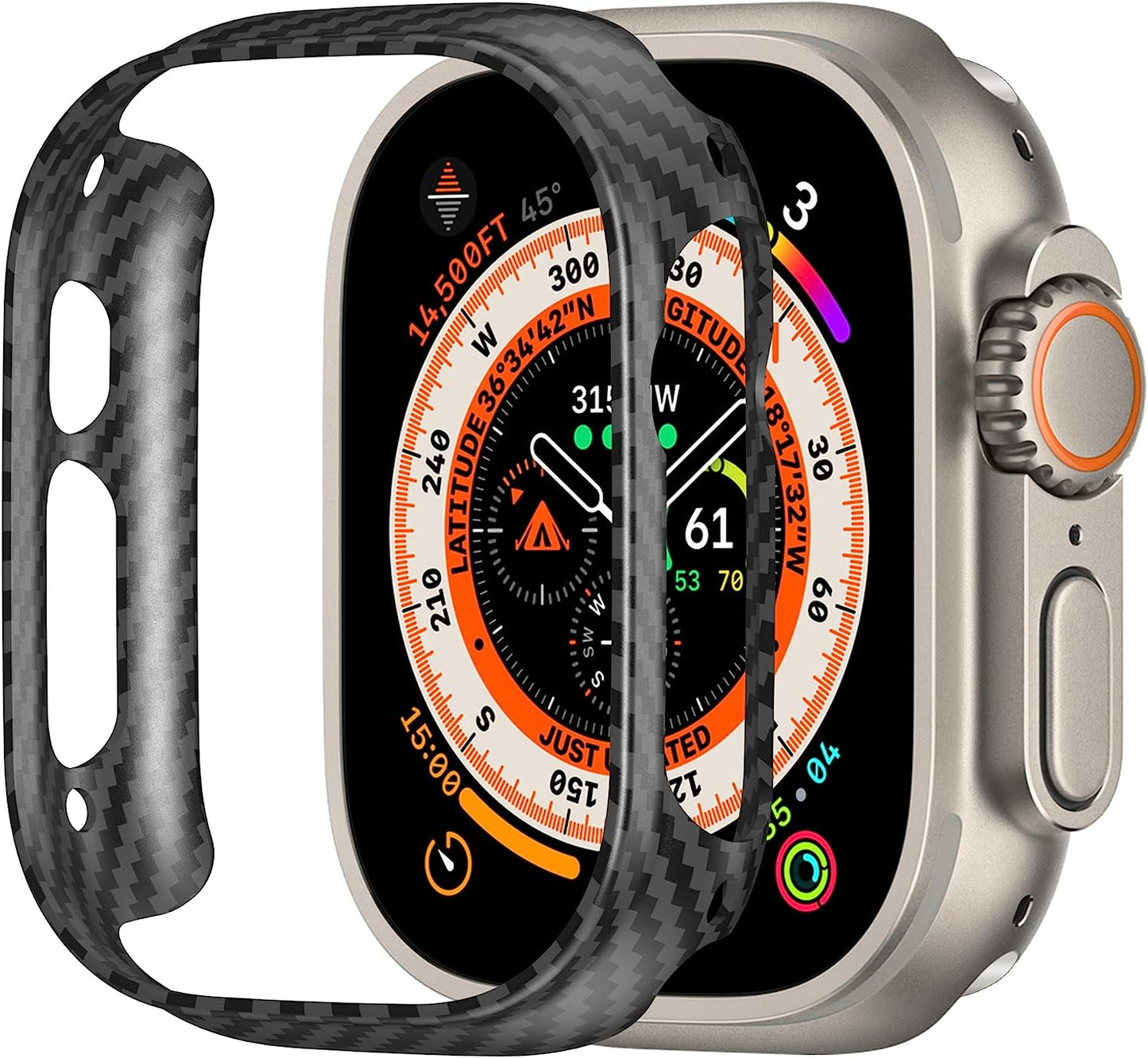 Apple Watch Bumper Case with 9H Tempered Glass