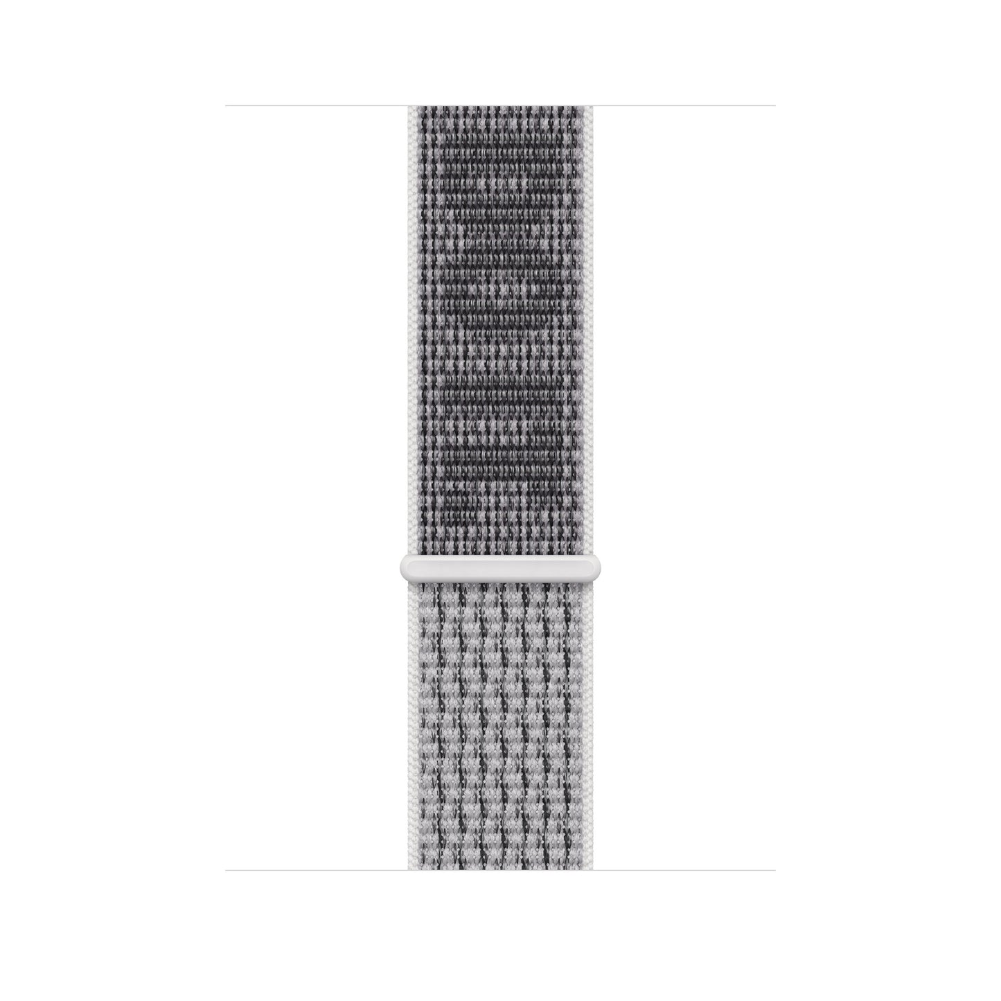Summit White Nike Sports Polyester Loop Strap for Apple Watch