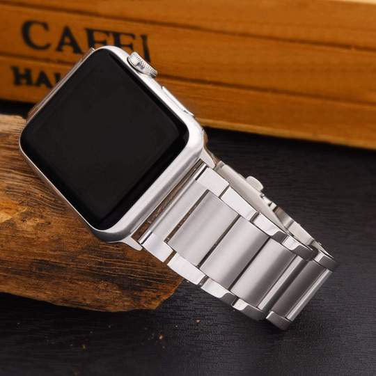 Silver Stainless Steel Strap for Apple Watch