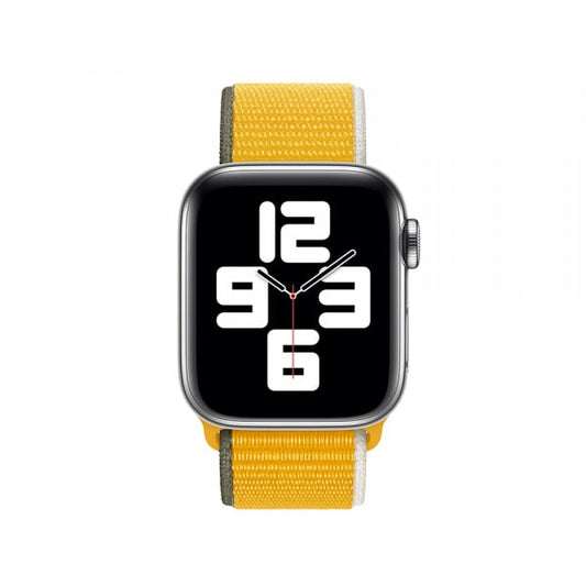 Sunflower Zest Sports Polyester Loop Strap for Apple Watch