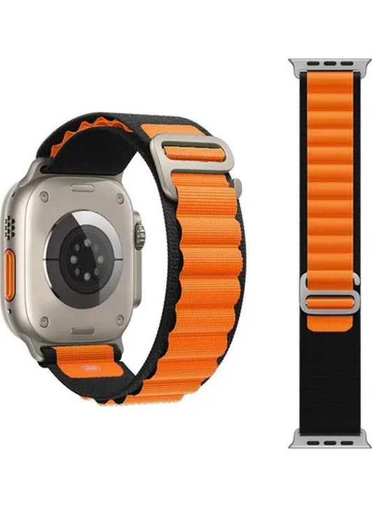 Orange & Black Alpine Strap for Apple Watch