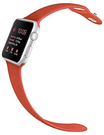 Red Silicone Strap for Apple Watch