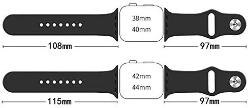 White Silicone Strap for Apple Watch