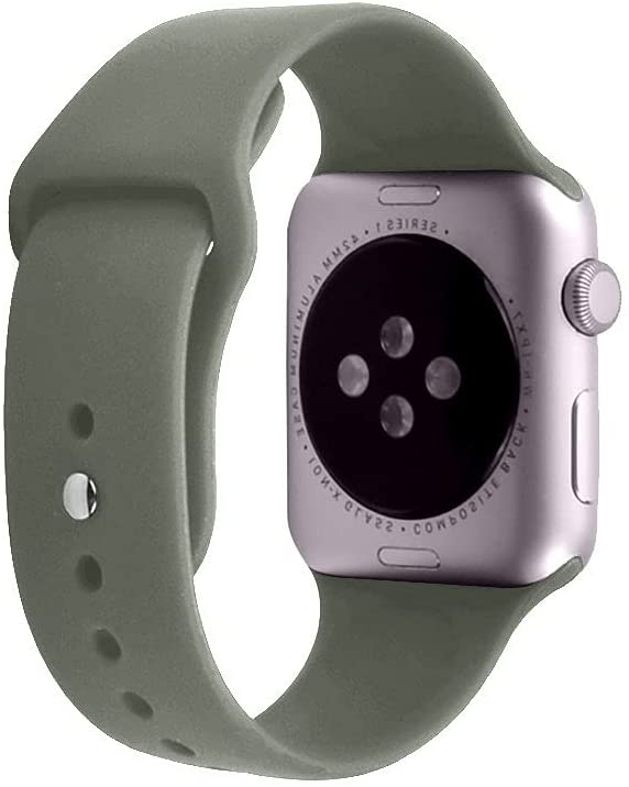 Khaki Silicone Strap for Apple Watch