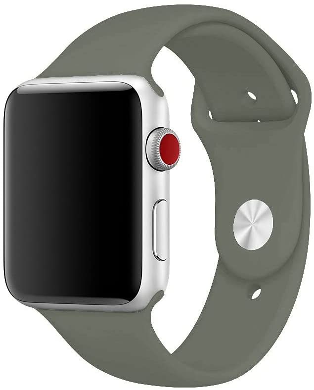 Khaki Silicone Strap for Apple Watch