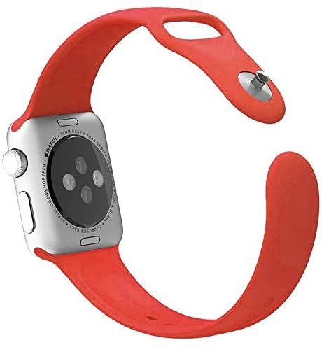 Red Silicone Strap for Apple Watch