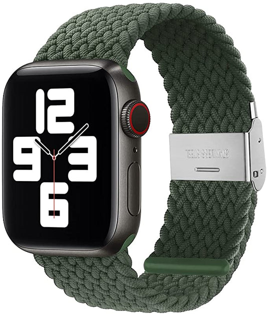 Inverness Green Sports Woven Breathable Loop Strap for Apple Watch