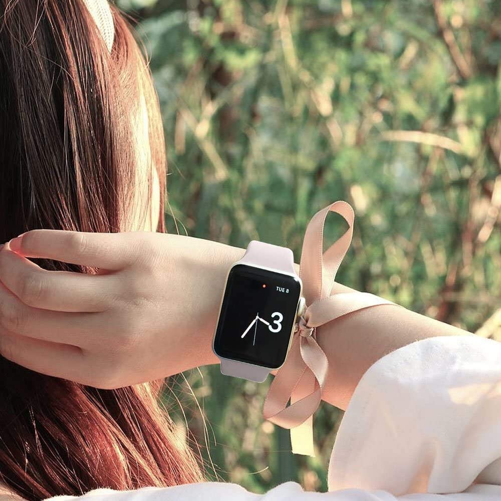 White Silicone Strap for Apple Watch