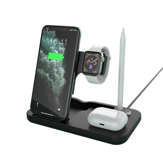 4 in 1 Qi-Certified Wireless Charging Station for iPhone, Apple Watch, Airpods & Apple Pencil