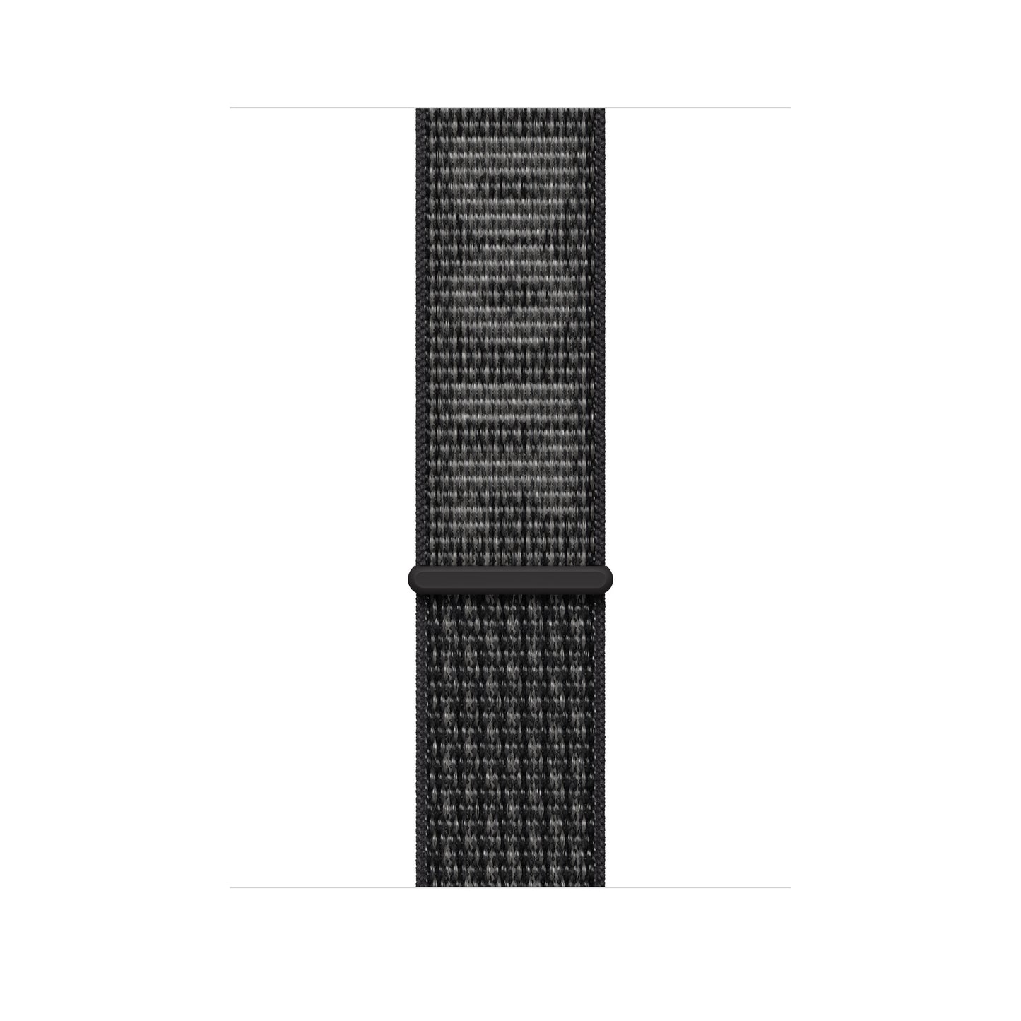 Black Nike Sports Polyester Loop Strap for Apple Watch