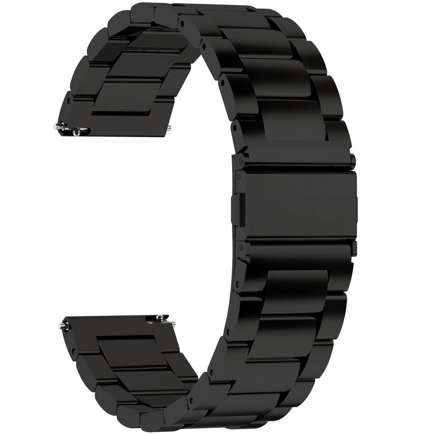 Black Stainless Steel Strap