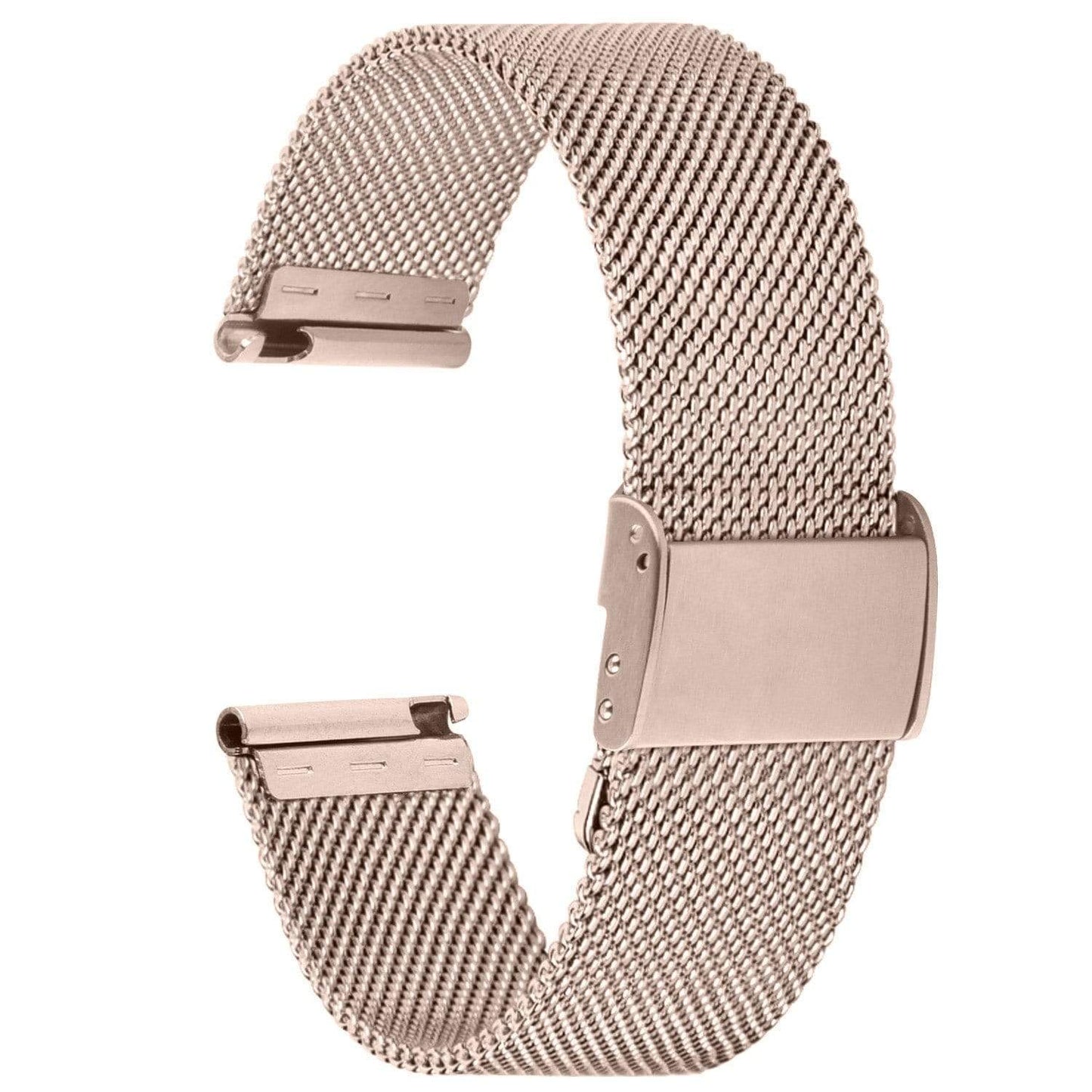 Rose Gold Stainless Steel Strap with Clasp for Apple Watch