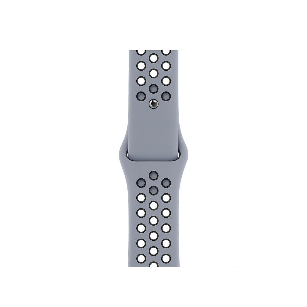 Grey & Black Silicone Sport Strap for Apple Watch
